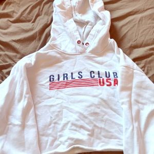 Cropped hoodie
